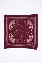 Petit Bandana Leo - Burgundy Blanc - Enfant