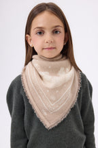 Bandana Leo pequeño - Beige crema blanco - Niño