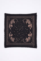 Small Leo Bandana - Black Leopard - Kids