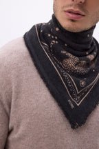 Small Leo Bandana - Black Leopard - Men