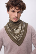 Bandana Leo pequeño - Caqui jaspeado blanco - Hombre