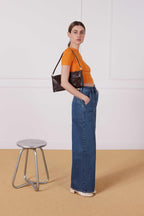 Middle Blue wide-leg jeans