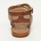 Sandales Lesia - Camel Croco