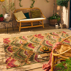 Lido - Tapis D'Extérieur - Polypropylène/Polyester - Multicolore