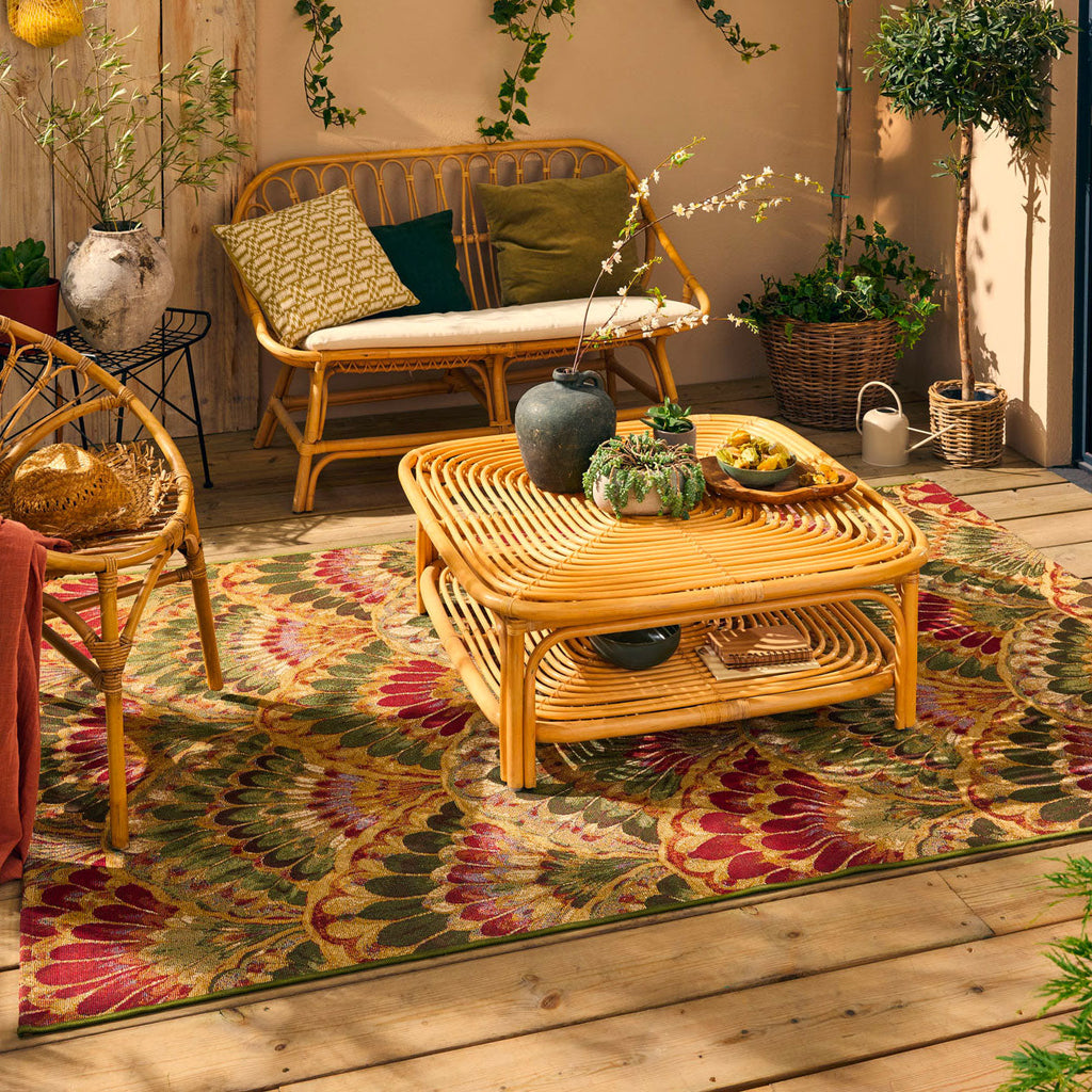 Lido - Tapis D'Extérieur - Polypropylène/Polyester - Multicolore