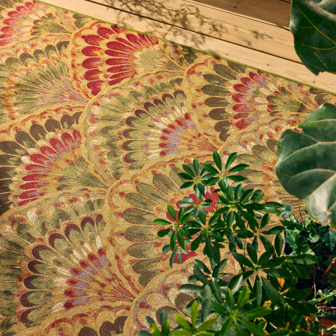 Lido - Tapis D'Extérieur - Polypropylène/Polyester - Multicolore