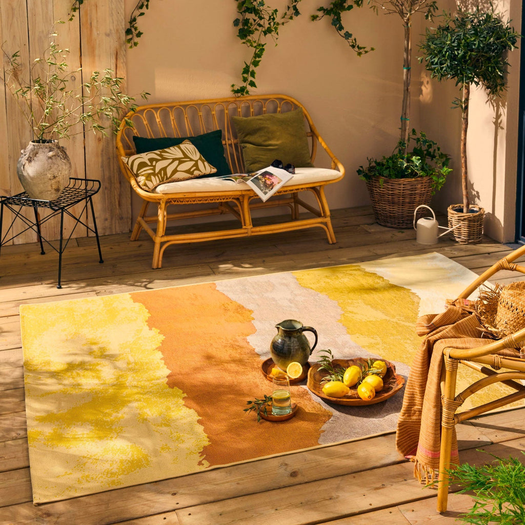 Lido - Tapis D'Extérieur - Polypropylène/Polyester - Multicolore