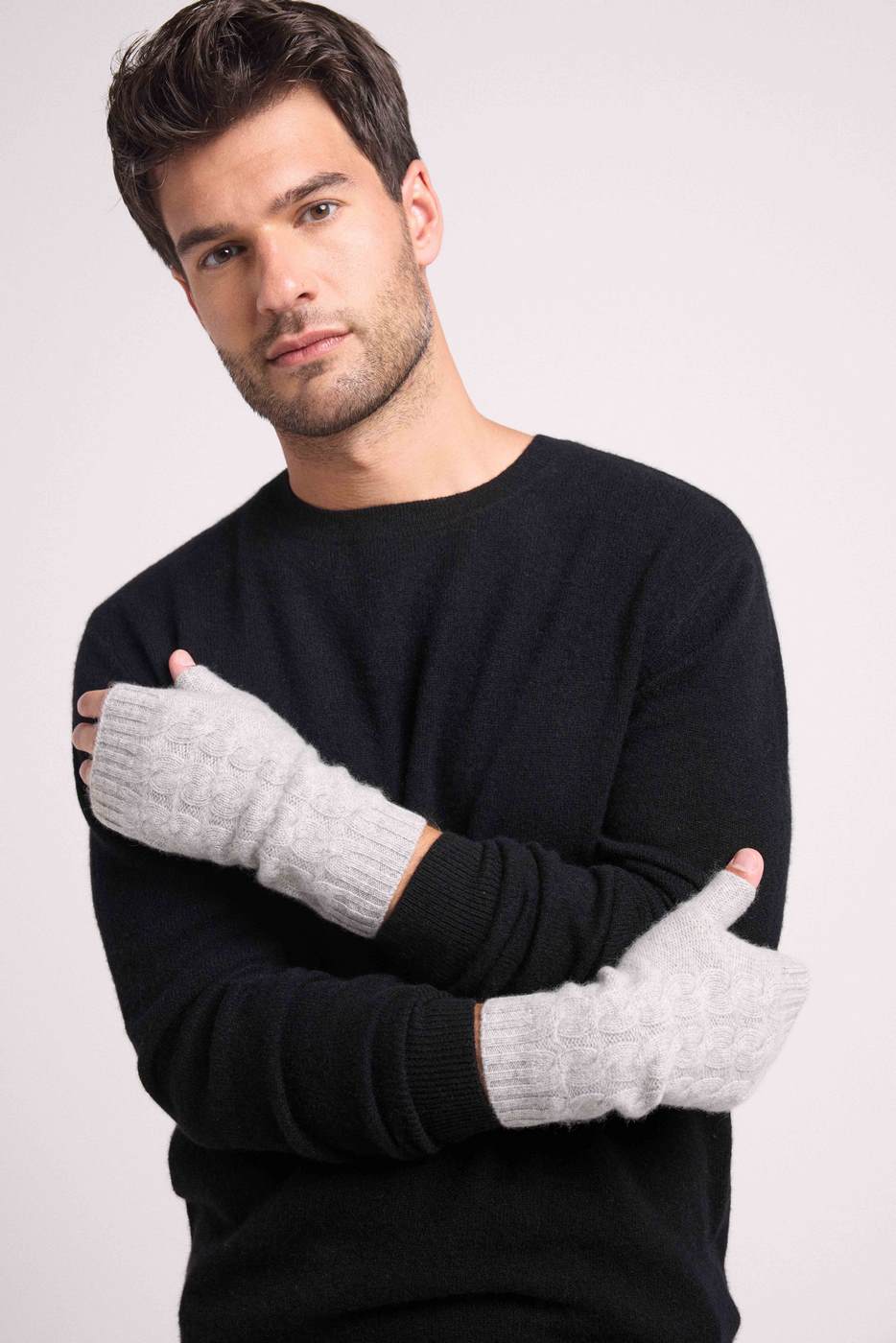 Muffole Senza Dita Unisex Lili - Grigio Chiaro