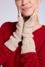 Unisex Lili Mittens - Cream Beige