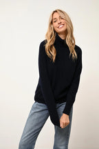 Turtleneck Sweater - Lilly - Navy