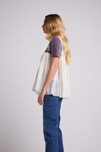 Blouse Manches Courtes - Blanc
