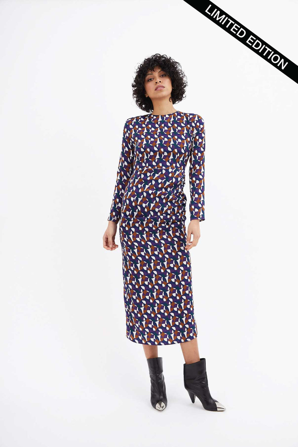 Robe Beky Midi Circo Morado