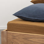 Fitted Sheet - Washed Linen 190G/M² - Mocha