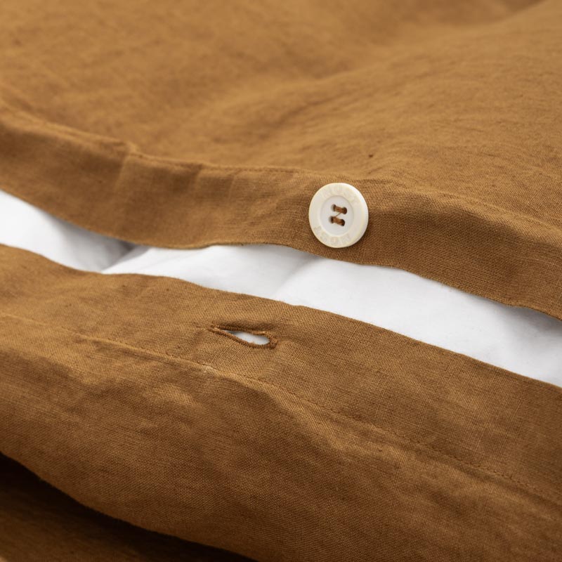 Duvet Cover - Washed Linen 190G/M² - Mocha