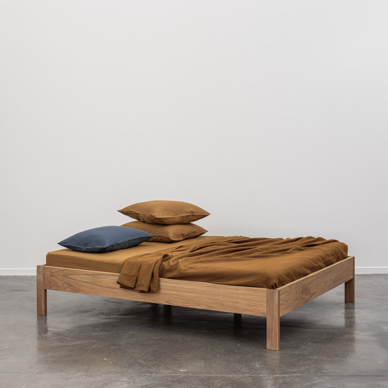 Flat Sheet - Washed Linen 190G/M² - Mocha