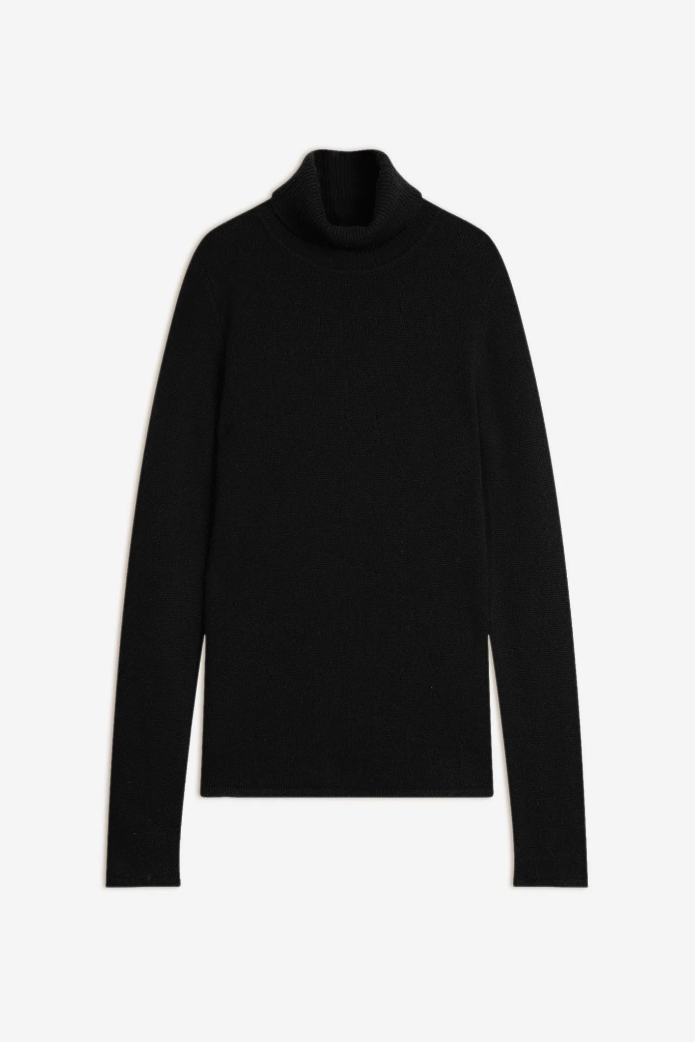 Jersey Cuello Vuelto 4 Hilos - Linda - Negro