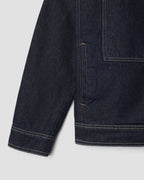 Lined Trucker Jacket - Single Rinse Denim