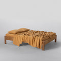 Flat Sheet - Washed Linen - Honey