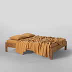Flat Sheet - Washed Linen - Honey