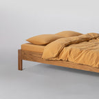 Fitted Sheet - Washed Linen - Honey