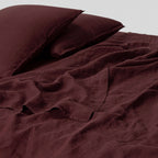 Flat Sheet - Washed Linen 190G/M² - Vines