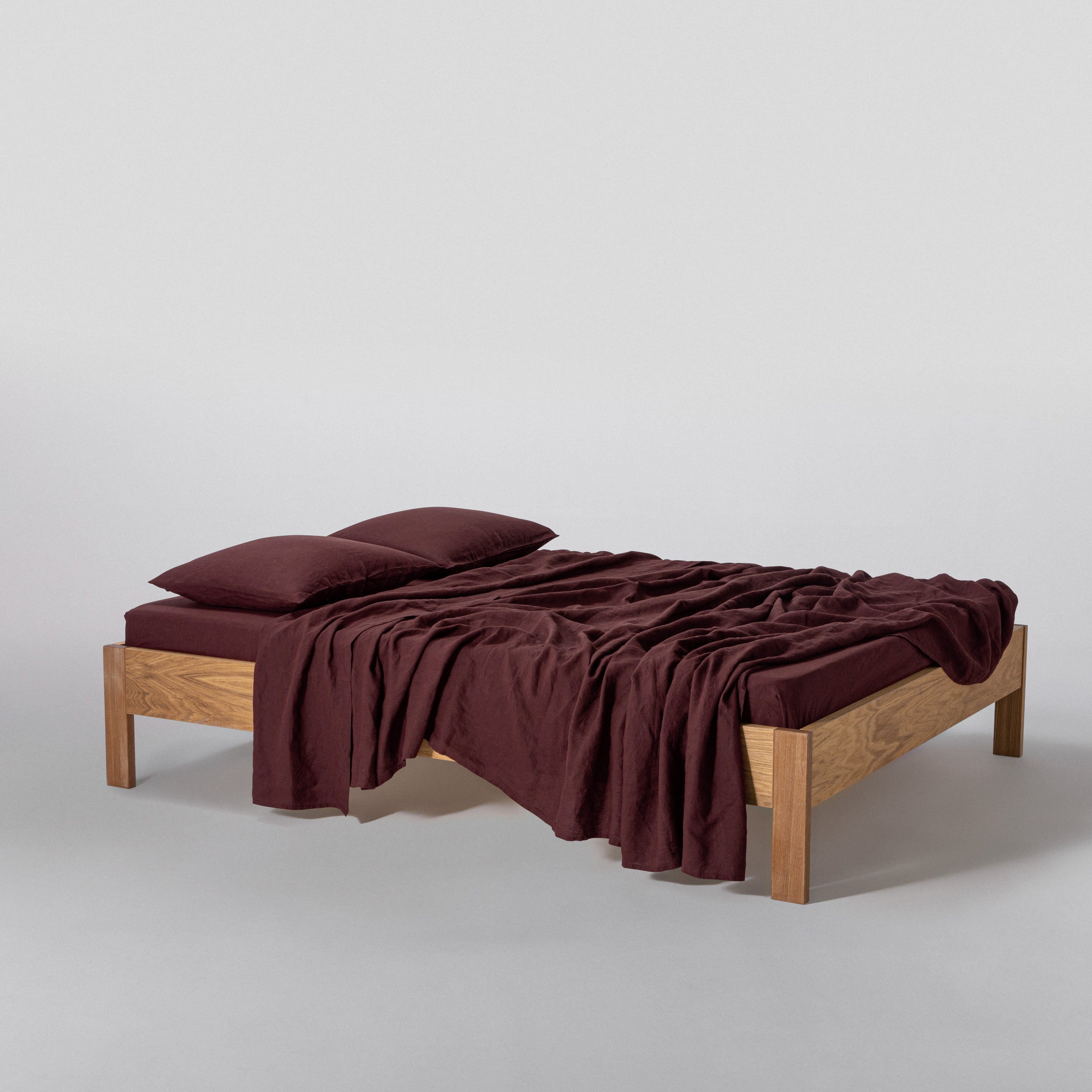 Flat Sheet - Washed Linen 190G/M² - Vines