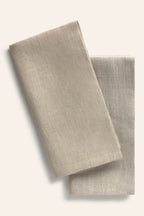 Pack of 2 Lino Napkins - Beige