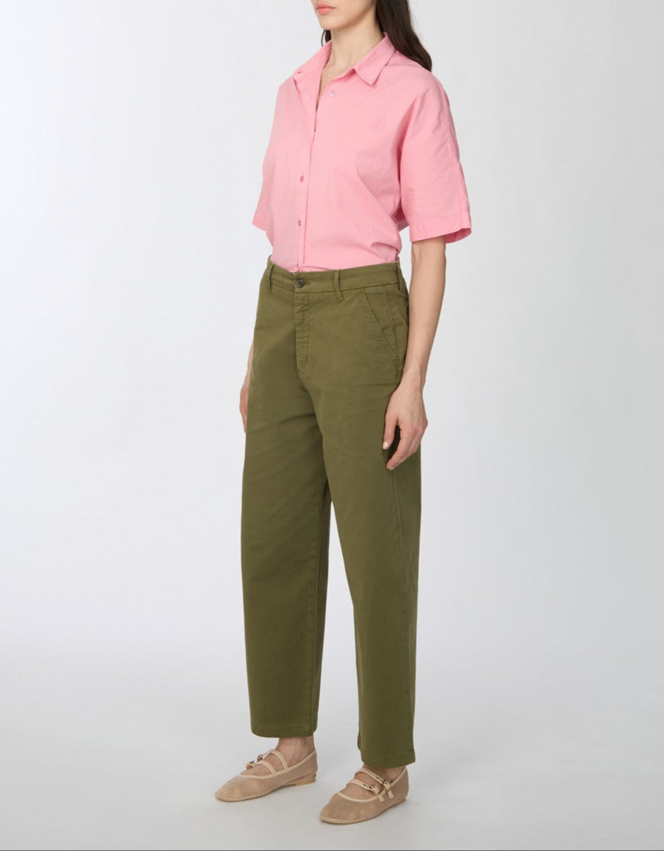 Pantalon Chino Lio - Kaki - Femme
