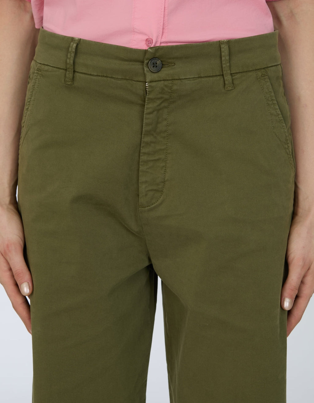 Pantalon Chino Lio - Kaki - Femme