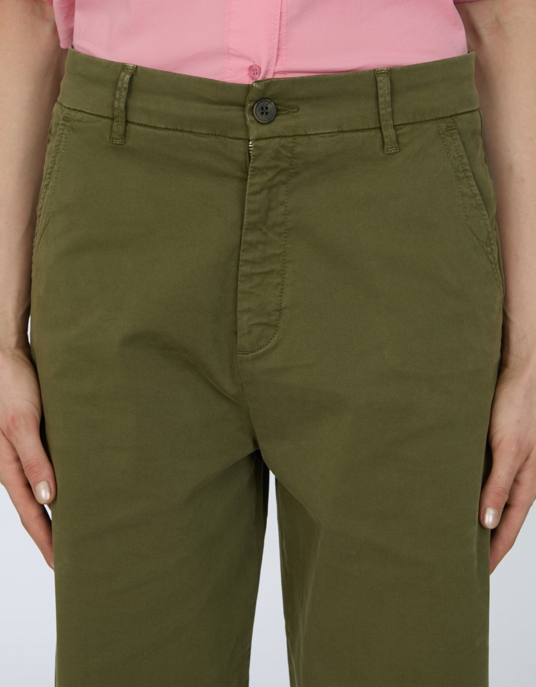 Pantalon Chino Lio - Kaki - Femme