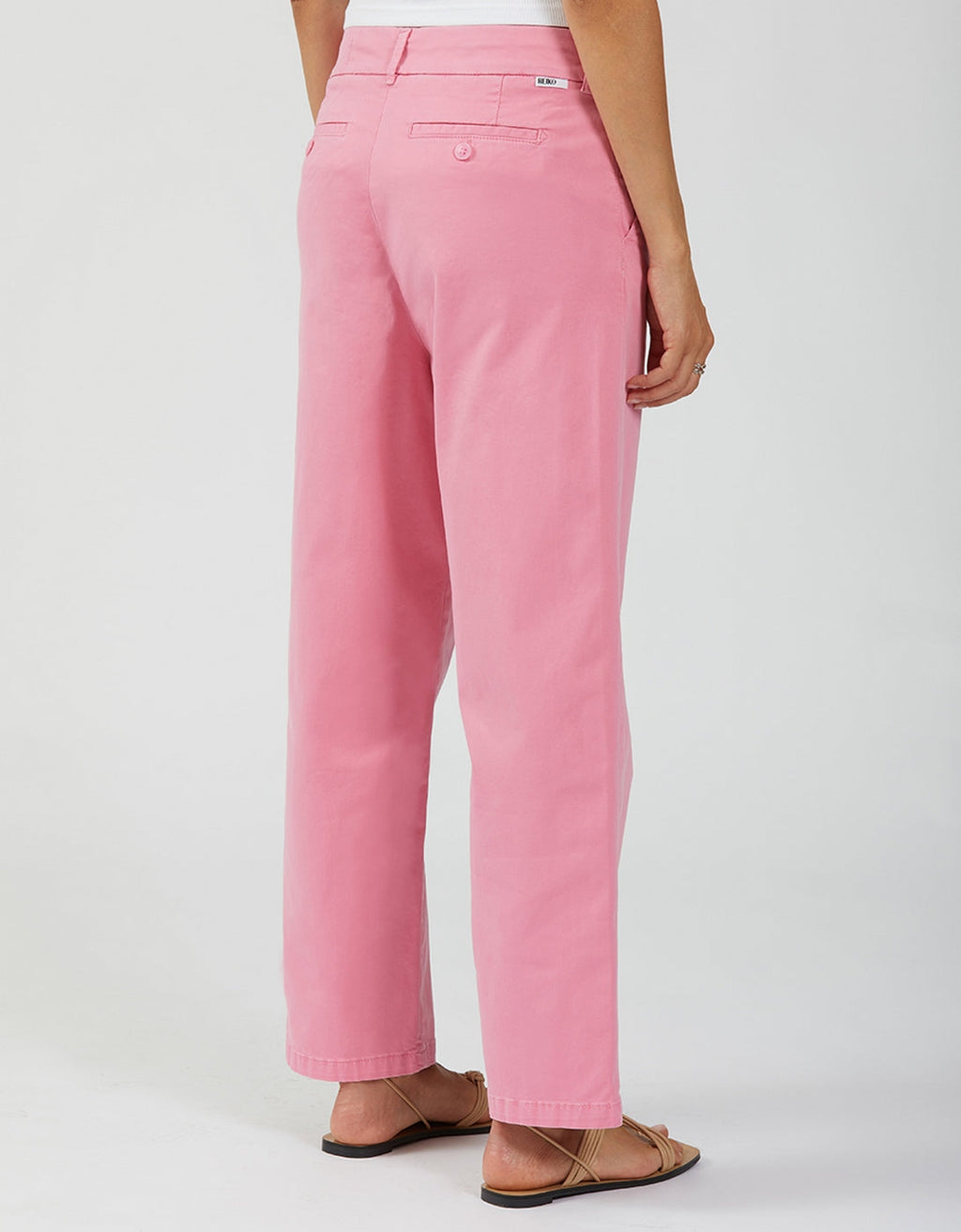 Pantalon Chino Lio - Pink Block - Femme