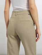 Pantalon Basic Liv Straight Cropped - Honeycomb - Femme