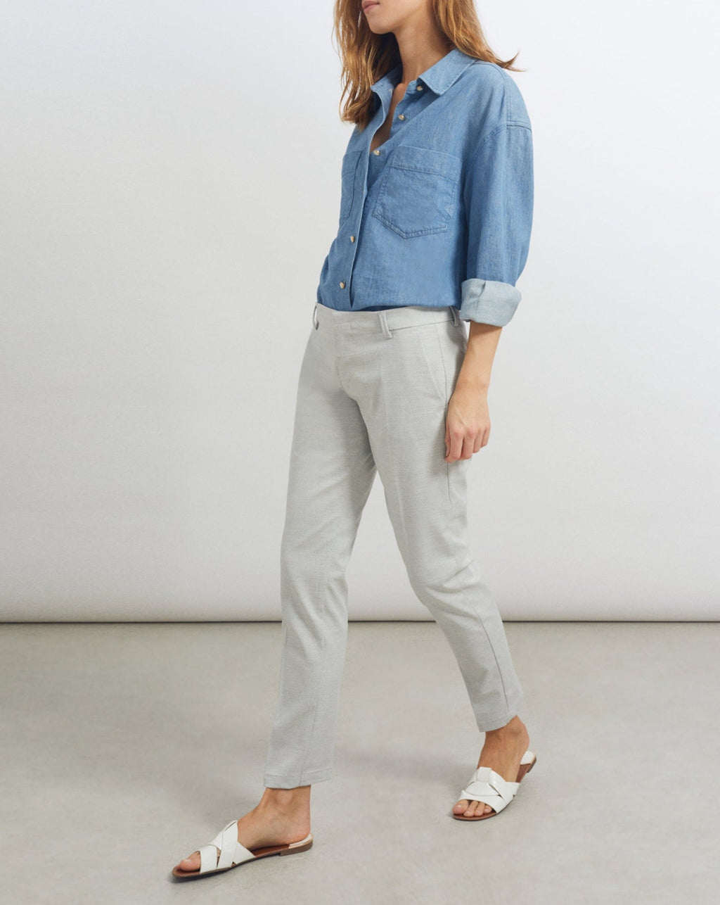 Pantalón Basic Lizzy Fancy - Cloudy - Mujer