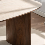Loden - Table De Séjour - Céramique Effet Travertin - Vert