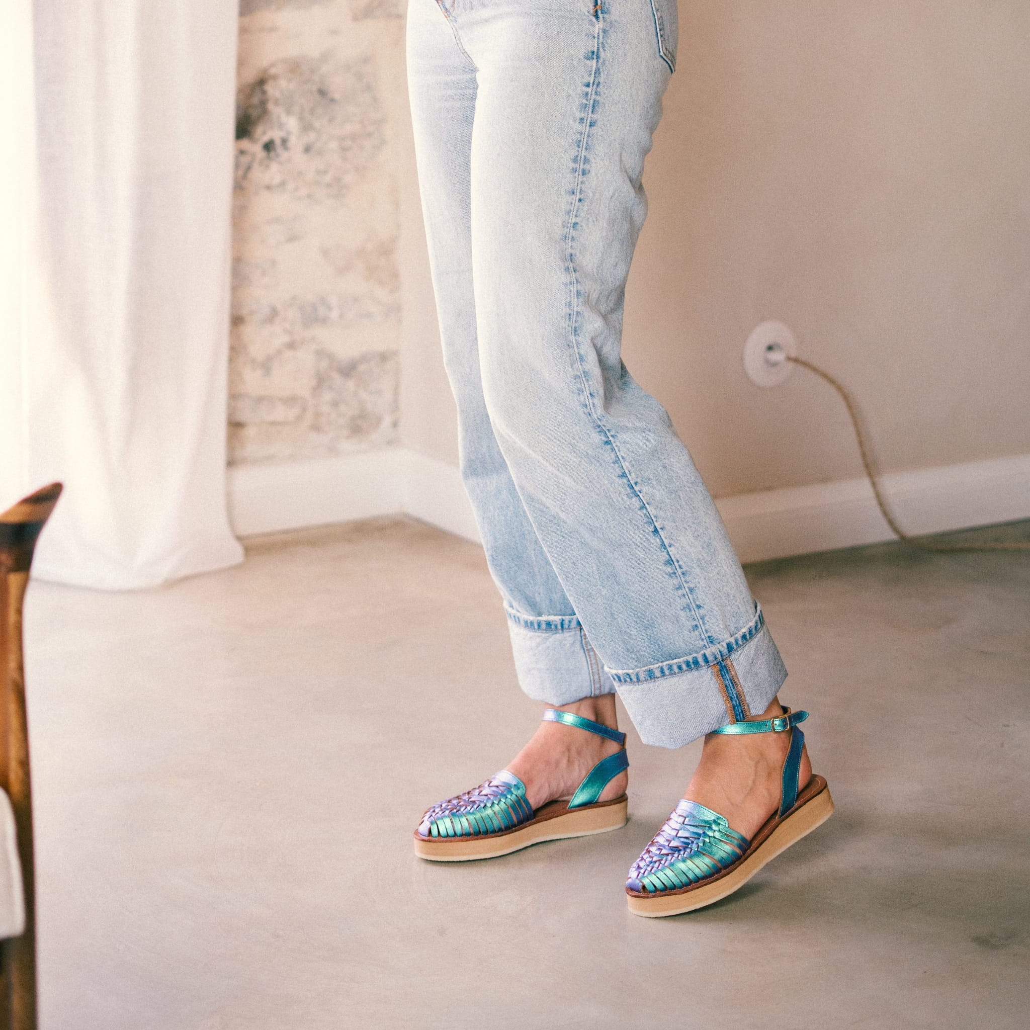 Loma Sandals - Blue Mermaid