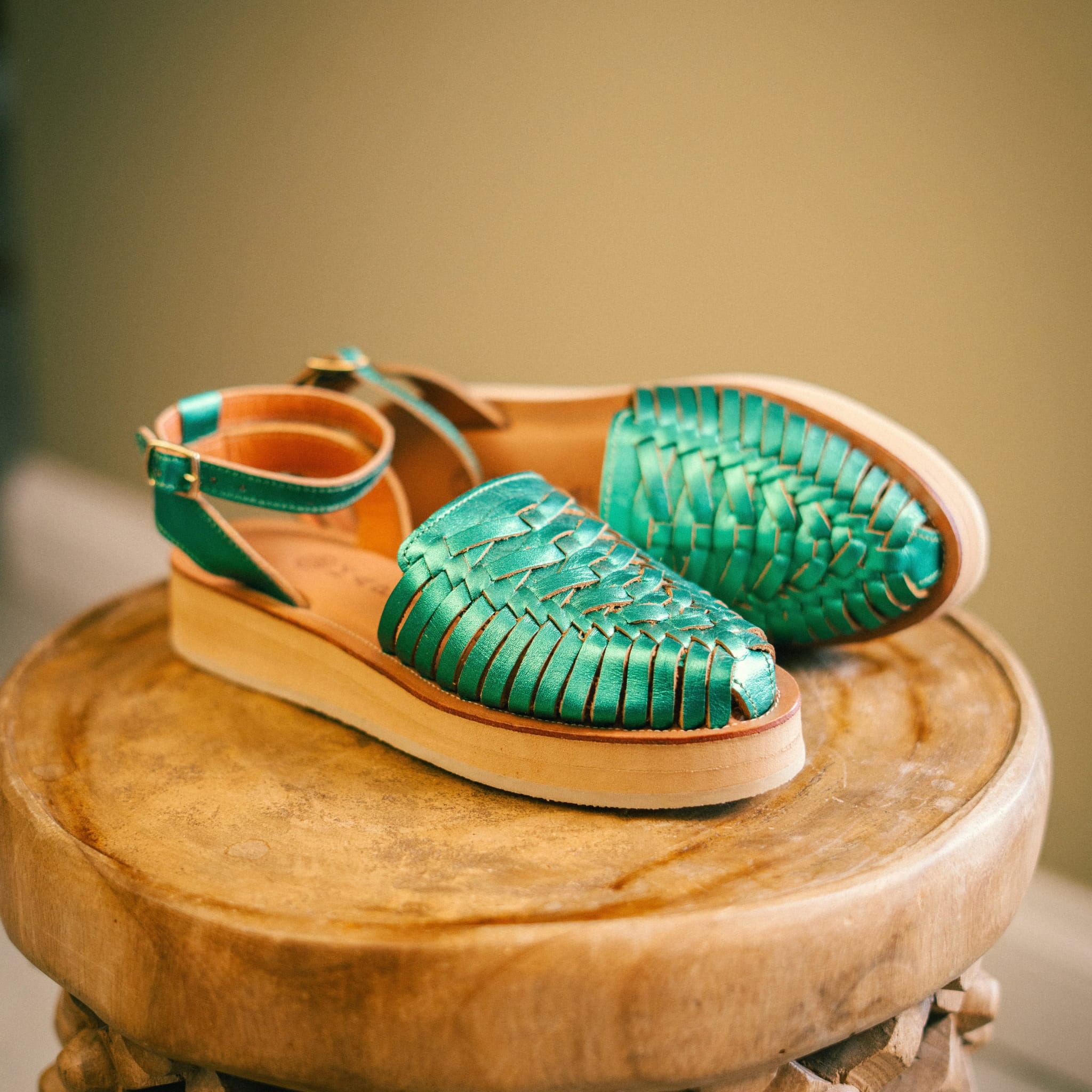 Sandalias Loma - Verde Esmeralda