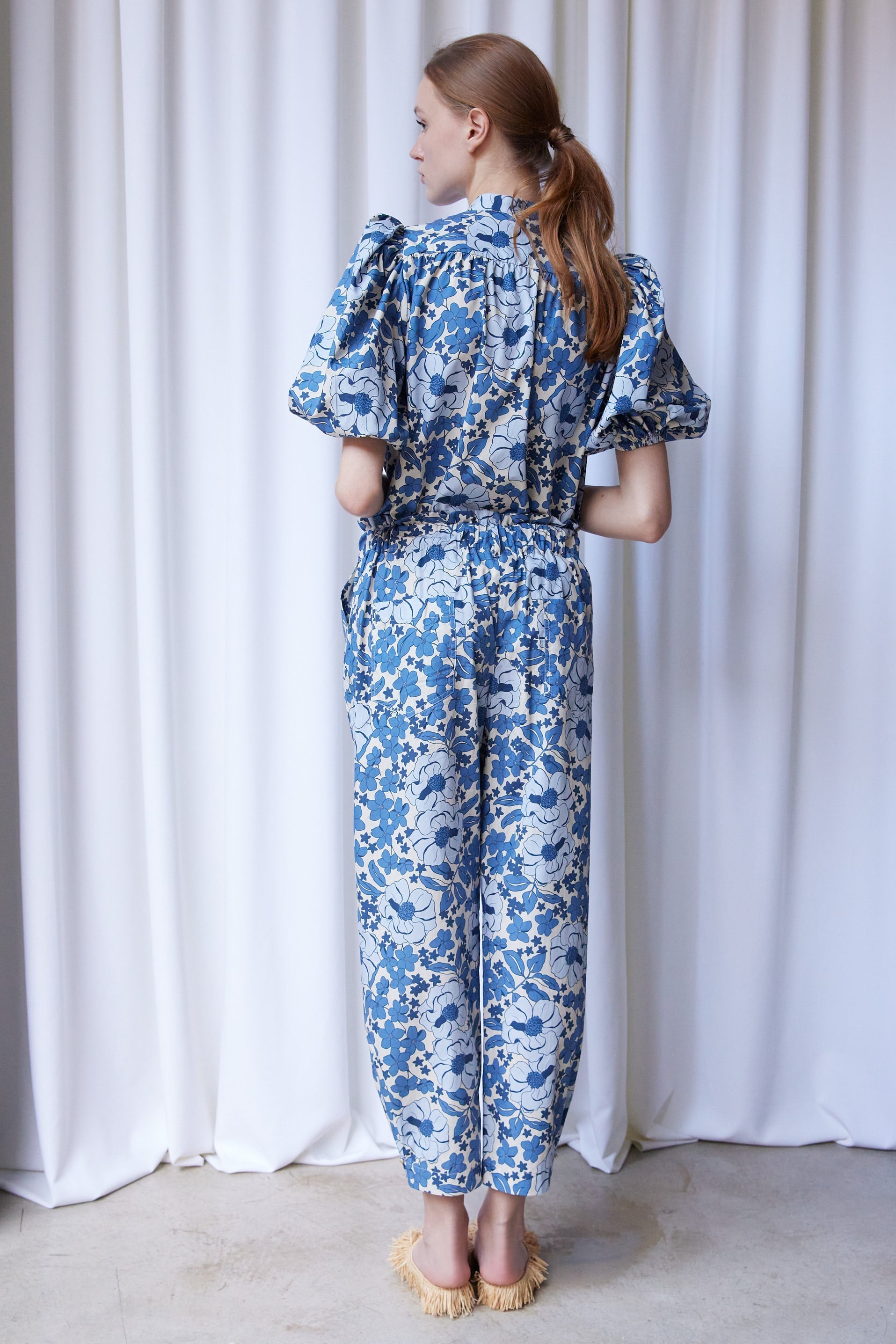 Pantalon Thais Blue Bloom
