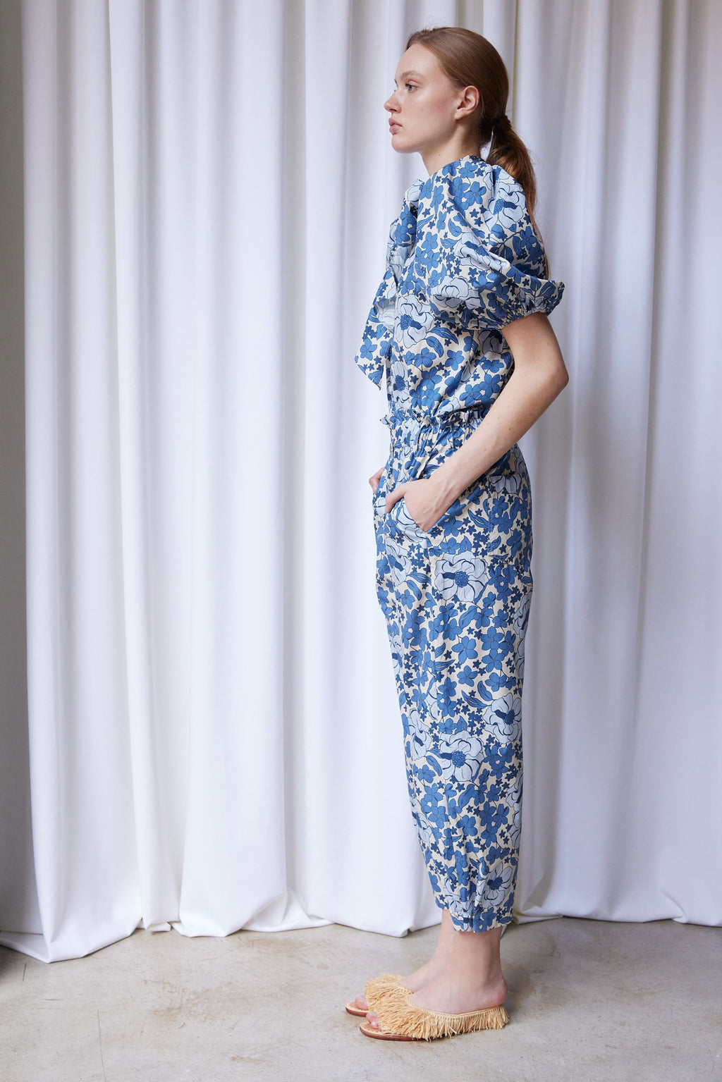 Pantalon Thais Blue Bloom