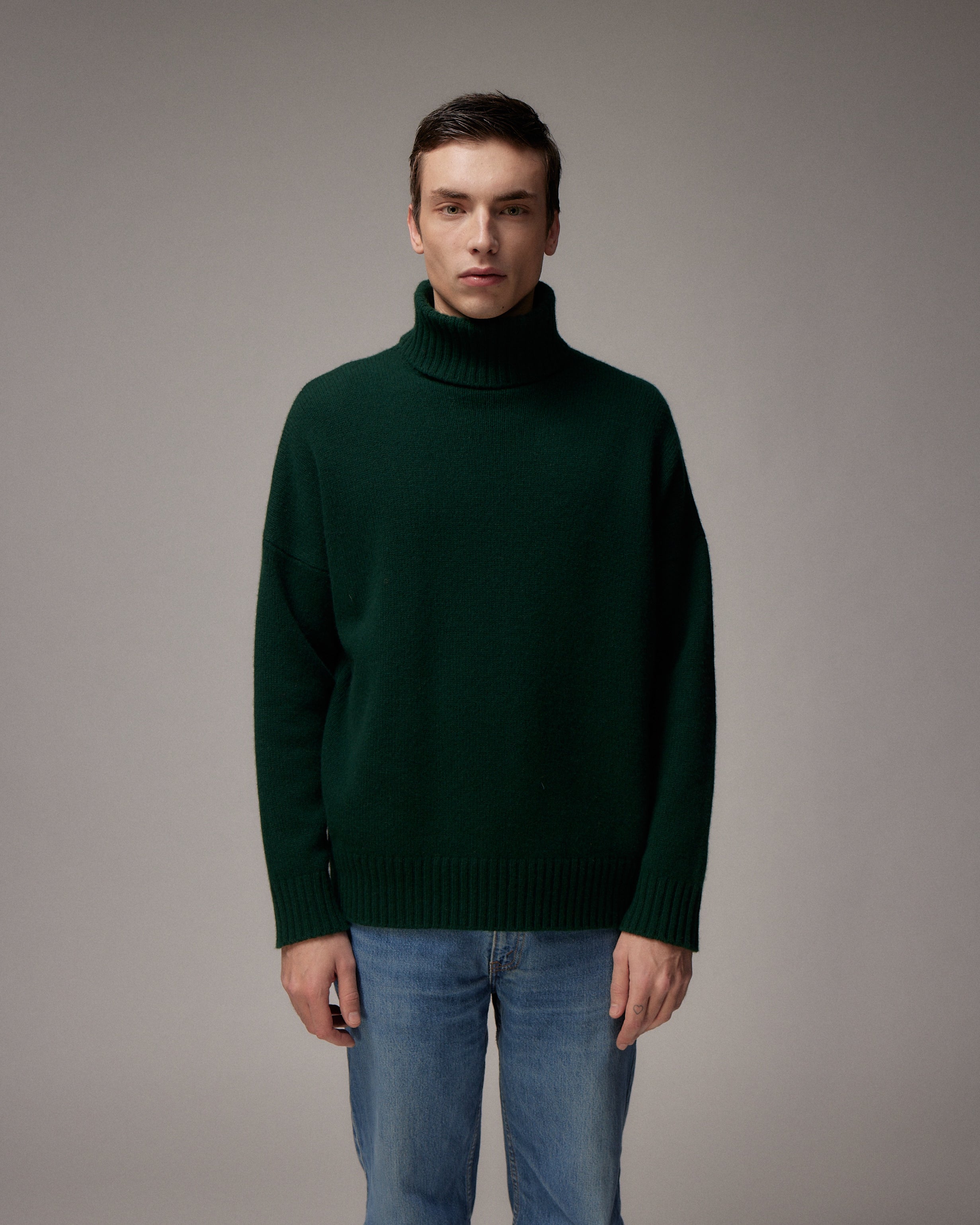 Jersey Windy - English Green - Lambswool