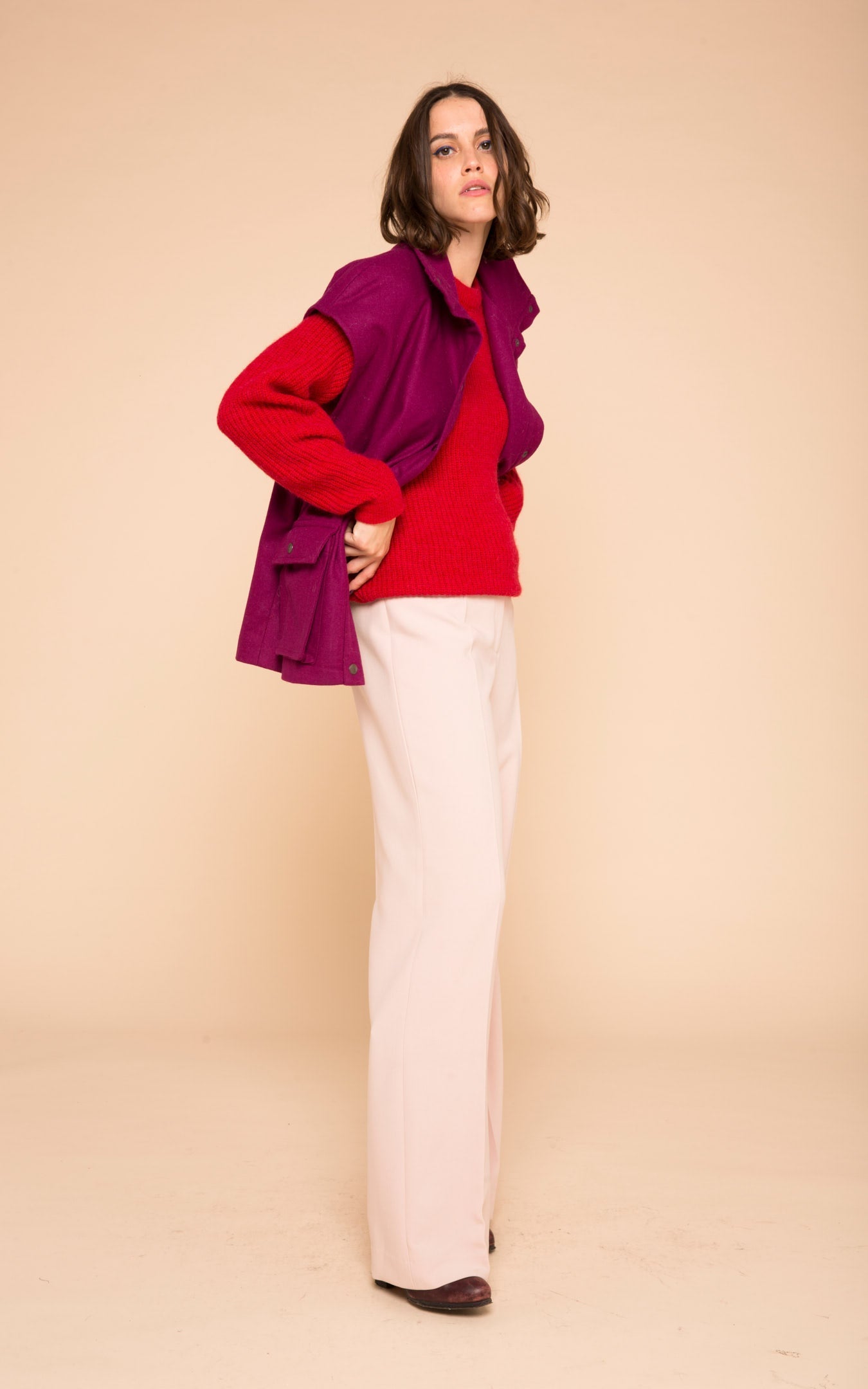 Modetrotter - Virgil Paty Fuchsia Jacket