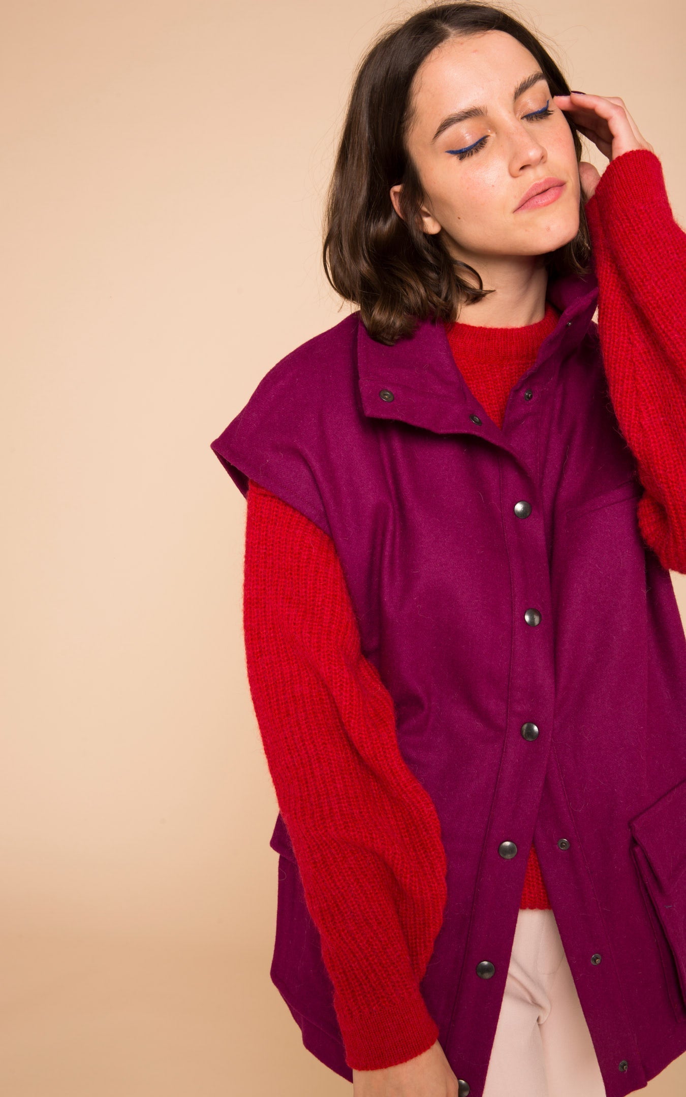 Modetrotter - Virgil Paty Fuchsia Jacket