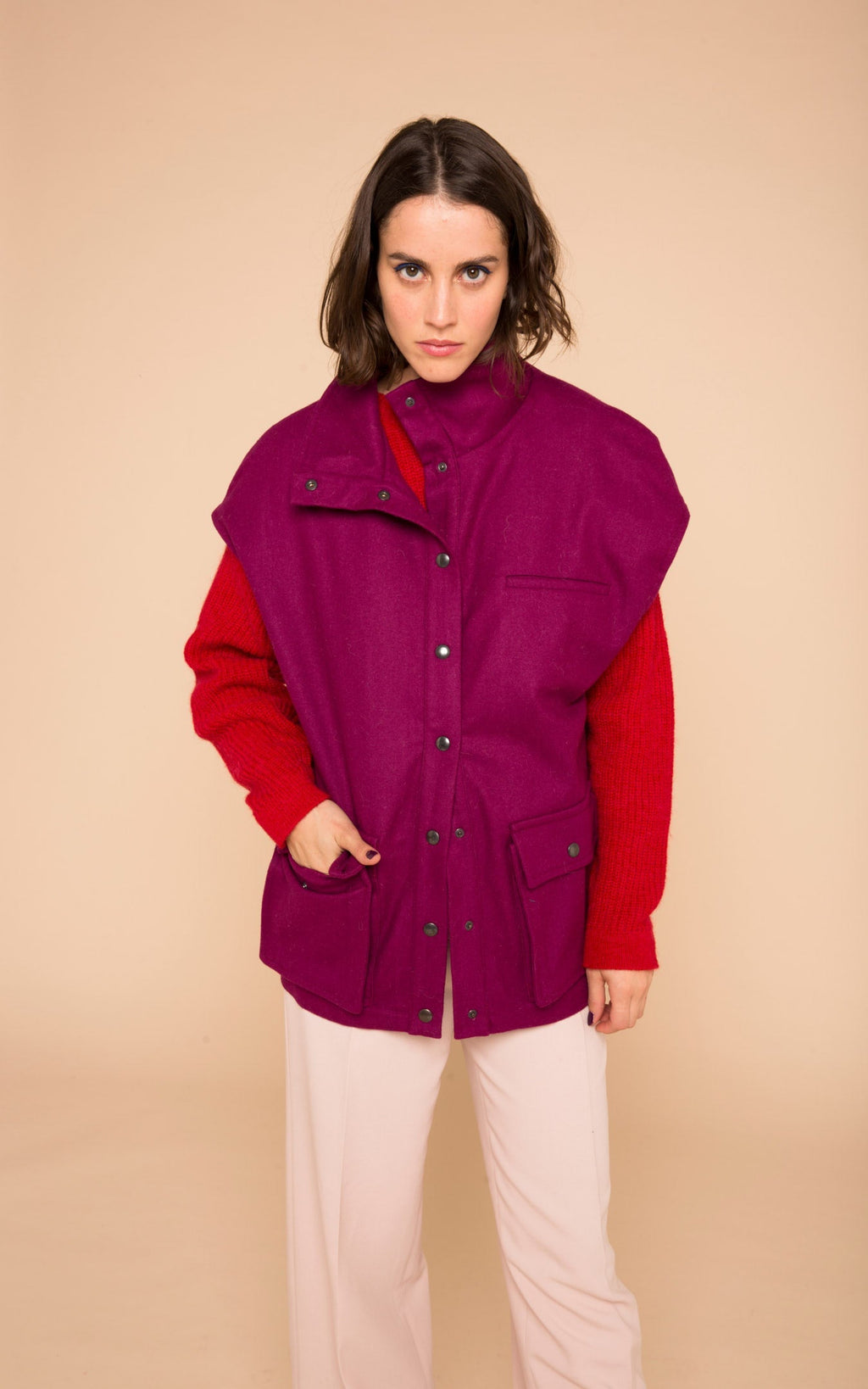 Modetrotter - Virgil Paty Fuchsia Jacket