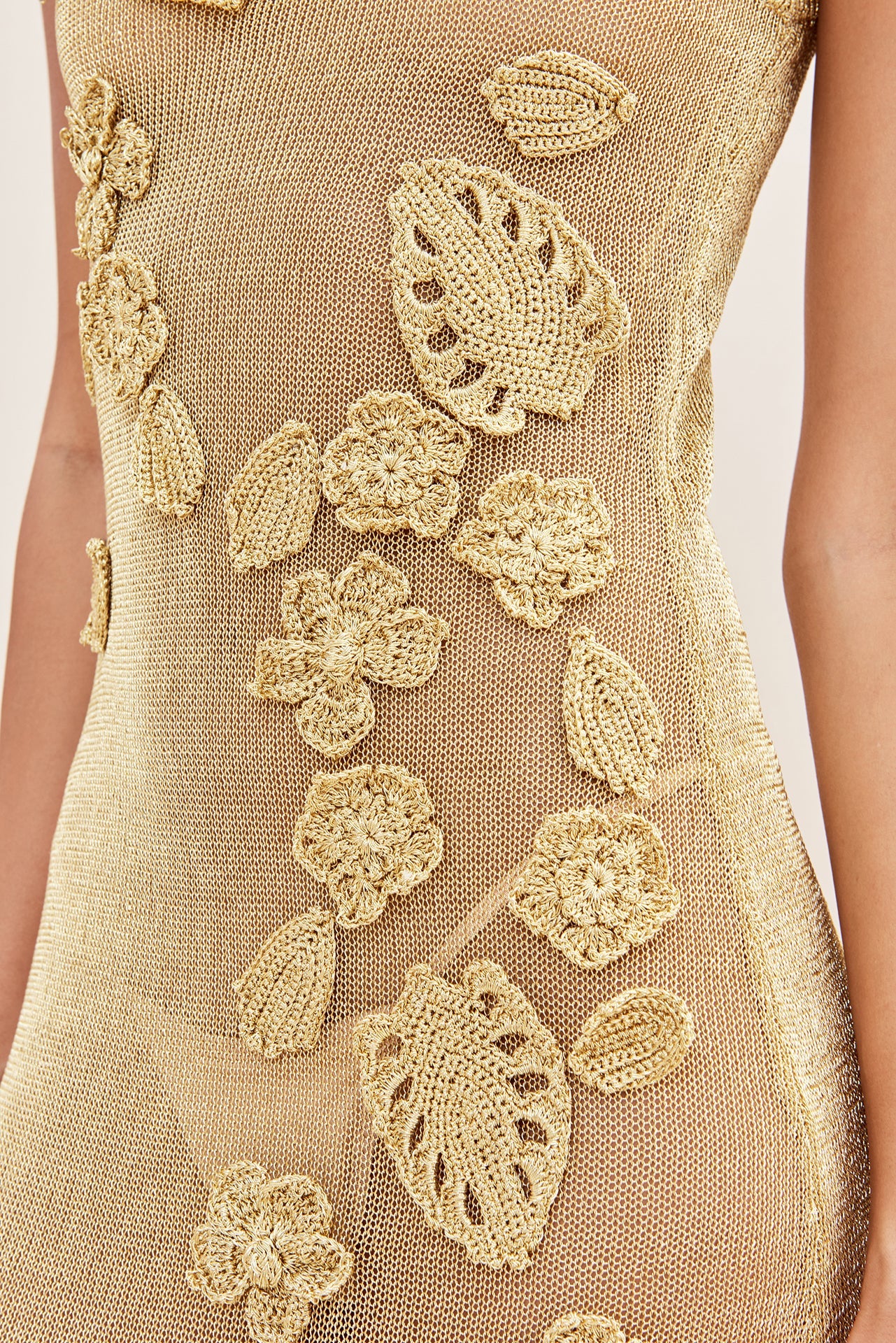 Pemma Beach Dress - Gold