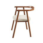 Lorenz - Chairs - Walnut Fabric - Beige