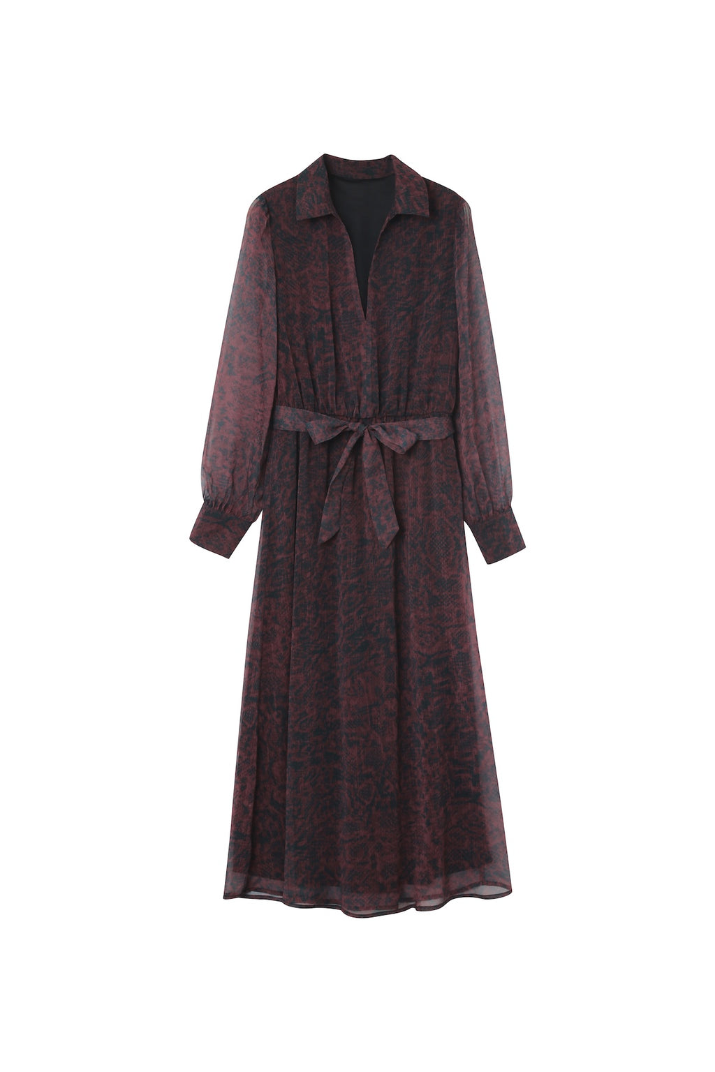 Vestido Largo Lorette - Prune