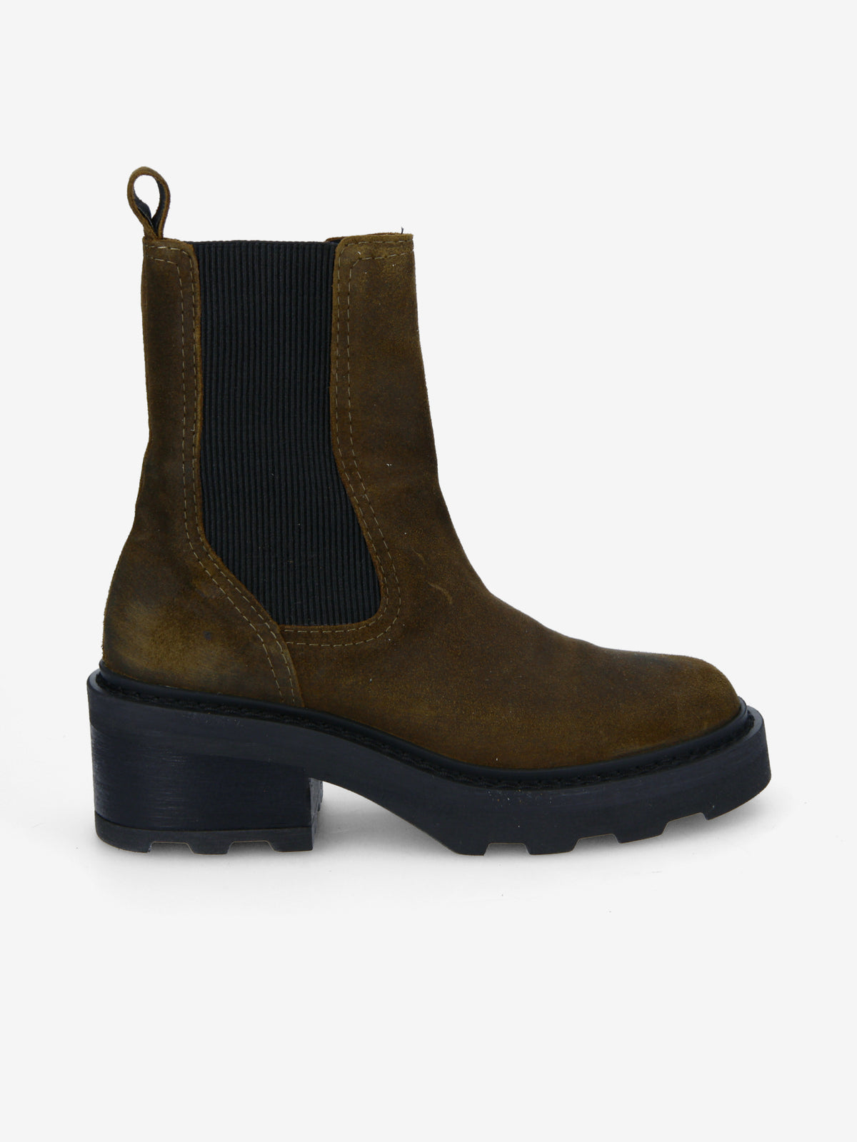 Mike Chelsea W - Oil Suede - Olive