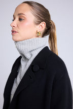 Louise Trucker Collar - Light Grey