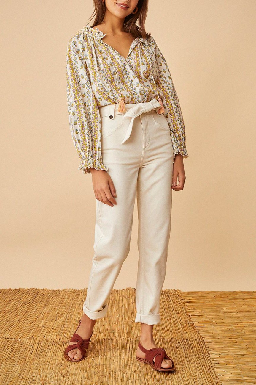 Pantalones Louisiana - Crema