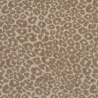 Louison - Tête De Lit - Tissu Jacquard Léopard - Beige