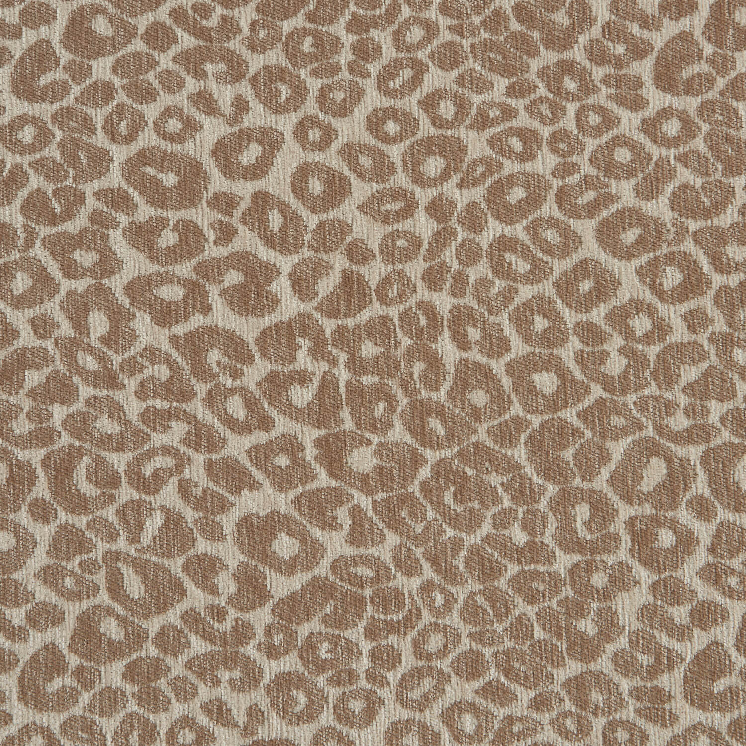 Louison - Tête De Lit - Tissu Jacquard Léopard - Beige